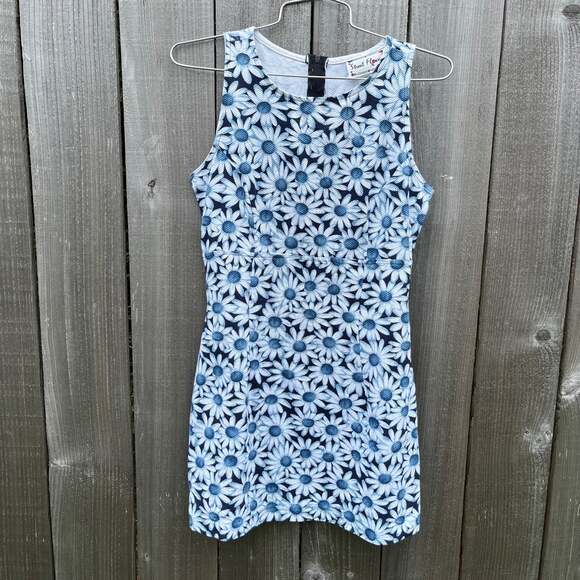 Vintage Street Flower Daisy Tank Top Dress - Picture 1 of 6